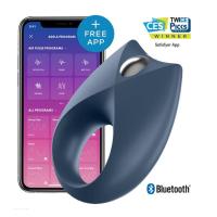 SATISFYER ROYAL ONE ANILLO VIBRADOR PENE CON APP Y BLUETOOTH COLOR AZUL HOMBRE JUGUETES SEXUALES RING - details 0