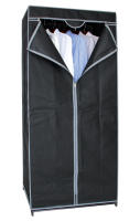 Armario Tela 160x70x45cm Closet Organizador Plegable para Ropa Armario Tela Plegable Ropero Resistente al Polvo - details 5