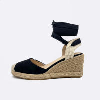 Calzados soraia , sandalia para mujer, sandalia con plataforma de yute, sandalia para verano. - details 9