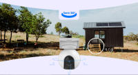 Ezviz EB8 Cámara de vigilancia panorámica exterior Resolución 2K Conectividad 4G Batería interna de 10400 mAh Visión nocturna a color Detección inteligente de movimiento de personas Visualización de ubicación GPS  Resistente al exterior - details 4