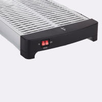 Jata Tostador horizontal grande XXL (35 x 25 cm) con 5 barras de cuarzo, Mueble y parrilla de acero inoxidable, 3 potencias de calor, Bandeja recogemigas extraíble - TT591 - details 3