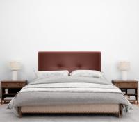 DHOME Cabecero de Polipiel o Tela AQUALINE Pro cabeceros Cabezal tapizado Cama Lujo (Chocolate Polipiel) - details 2