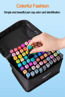 Art Markers Rotulador permanente de graffiti con doble punta, Juegoderotuladoresdedoblepuntaparaestudiantes,Setde36/60/80/120colores,marcadoresdeanimaciónparamarcapáginas,dibujo,pintura,suministrosdearteescolar, pintar, subrayar - details 1