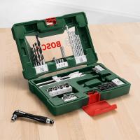Bosch Maletín de 41 V-Line unidades para taladrar y atornillar (con portapuntas acodado, para madera, piedra y metal, Accesorios herramientas de perforación y atornillado) - details 4