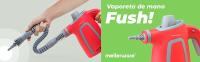 Mellerware - Vaporeta Fush Black, Limpiador de vapor continuo 30g por min. Limpieza muy potente 1050W, 9 Accesorios, alta presión 3.5 Bares, Desinfecta y Desengrasa, eléctrica, portátil de mano - details 0