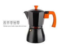 Cafetera Aluminio VIER DUOMO Express para Café Italiano Auténtico 9 Tazas - details 0
