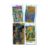 Naipecoleccion Lo Scarabeo Tarot de 78 cartas De cristal Tempera y pasteles Arte 22 arcanos mayores y 56 menores Instrucciones en inglés, español, francés, italiano y alemán Adultos Cartas adivinatorias Esotérico Esoterismo Aprender - details 0
