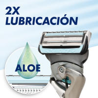 Gillette SkinGuard Sensitive Flexball maquinilla de afeitar para hombre con tendencia a la irritación de la piel, 1 mango de maquinilla de afeitar Gillette + 1 recambio para máquina de afeitar - details 0