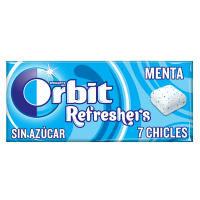Orbit Refreshers, Chicles Sin Azúcar Sabor Menta que proporciona frescura inmediata, en formato gragea en pack de bolsillo (16 x 7 chicles) - details 0