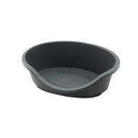 GREATOOL Cesta Plástico Antideslizante para Mascota,  Cuna para Perro y Gato Color Gris - details 1