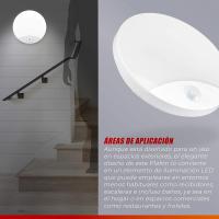 Led By Guli - Plafón LED con Sensor de Movimientos por Infrarrojos 10W IP44 900Lumen Blanco SMD2835 para Interiores y Exteriores - details 2