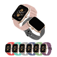 Correas de silicona compatibles con Amazfit GTS 4, 4 Mini, GTS 3, GTS 2, 2E, 2 Mini, Amazfit GTS y Bip, Bip U, Bip U Pro pulseras con cierre de hebilla metálico, impermeables, flexibles y ajustables - details 1