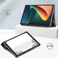 Funda para Xiaomi Pad 5 y 5 Pro carcasa con diseño plegable y soporte horizontal para modo lectura o escritura, protección contra golpes, caídas y arañazos - details 1