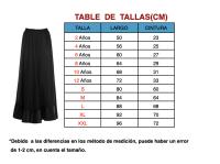 Falda Flamenco Mujer Niña Español, Falda Ensayo Flamenco Negro Rojo Volante Simple Volante Doble, Falda Baile Español Para Clase Feria Fiesta - details 0