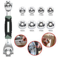 Multiherramienta llave inglesa 48 en 1 rotación de 360 grados multifunción para trabajo manual de acero inoxidable - details 1