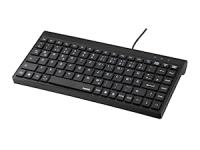 Hama | Teclado Mini con Cable (Teclado Español, con ajuste de inclinación, Enchufe USB Tipo A, 88 Teclas, Teclas Planas), - details 0