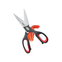 Tijera de Cocina Multiusos Profesionales Resistentes de Acero Inoxidable 22 Cm Para Pequeñas Podas ,Descapsulador ,Cascador de Frutos Secos ,Abre Tapones de Botellas ,Mariscos etc. - details 0