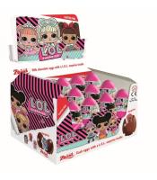 Huevos de chocolate con leche - Barbie, Bip Mix ,Paw Patrol, Hot Wheels, Lol, Hello Litty, Unicornios - Huevos de chocolate envueltos individualmente y con sorpresas en el interior - Cada caja contiene 24 huevos de 20 gramos cada uno - - details 0