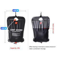 20L Bolsa de Ducha Solar, Ducha Solar para Camping Bolsa Plegable para Ducha Portátil Bolsa de Agua Caliente para Camping, Senderismo, Escalada, Jardín Ducha con Manguera y Cabezal - details 14
