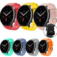 Correas de silicona para Amazfit GTR GTR 2 GTR 3 GTR 4 GTR 2e pulseras de colores para reloj inteligente smartwatch, tejido suave impermeable cierre con hebilla - details 1