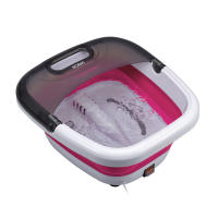 Solac - Hidromasajeador de pies Therma Hydro ME7 350w capacidad 6 litros, 3 Funciones: Masaje con burbujas, vibraciones e infrarrojos. Calentamiento del agua, compatible con aceites. Plegable, pedicura, elético - details 0