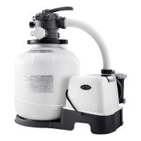 Sistema combinado INTEX depuradora arena y clorador salino eco 7 g/h - 32000 l, Sistema combinado depuradora arena y clorador salino ECO 11 g - 56.800 l INTEX - Clorador salino Intex, Combo Intex - details 1