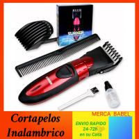Cortadora de pelo profesional inalámbrica para hombres, recargable, lavable, totalmente impermeable, máquina de corte de pelo sin cables con hoja de acero, velocidad y longitud ajustable. - details 0