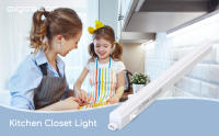 Aigostar LED Unterbauleuchte 8W 800lm 230V Lichtleiste Küche mit Schalter Schrankleuchten LED Leiste Küche 57,3 CM - details 0