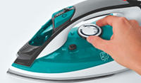 Polti Vaporella Quick & Comfort QC120 Plancha con suela de acero inoxidable, empuñadura con almohadilla Soft Touch, 2200 W, golpe de vapor 180 g - details 4