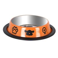 COTTECOTA-Comedero para Perro de Acero Inoxidable, 26X6 cm Surtido de colores, Cuenco De Comida para Mascotas, Comedero y Bebedero Perro Antideslizante, para Perro Pequeñas y Medianas, Cuencos bebederos de comida y agua de perros, cuencos platos de perro - details 0