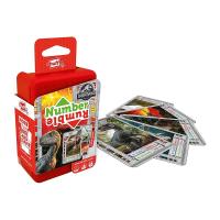 Cartamundi Shuffle Juego de mesa de 54 cartas Jurassic world Parque jurásico Dinosaurios Estrategia Instrucciones en español Partidas de 15 minutos A partir de 6 años Para 2 ó 4 jugadores Juego de bolsillo Viaje En estuche protector de plástico - details 0