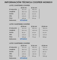 Monix Copper - Sartenes induccion antiadherente de aluminio forjado cobre 20, 24, 26 y 28 cm. Utensilios de cocina para hornillo - details 3