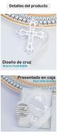 Pack de 12 a 42 unidades de Marcapáginas con forma de cruz de comunión, Recuerdo para invitados de comunión de niño y comunión de niña, Marcapáginas de metal, Detalles diferentes para Mi Primera Comunión, Regalantes.com - details 1