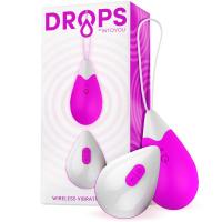 DROPS HUEVO VIBRADOR CONTROL REMOTO CARGADOR USB SILICONA COLOR PURPLE JUGUETES SEXUALES - details 0