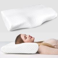 ARISE SHOP-Almohada Cervical Antirronquidos, Viscoelastica, 60x35x10, Memory Foam, con  Funda de Algodón, Hipoalergénica - details 0