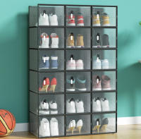 Zapatero plegable para el hogar, caja zapatos ,caja plastico cajone caja de almacenamiento de plástico transparente, organizador de zapatos, Zapatero de almacenamiento para zapatos de baloncesto, tacones altos - details 2