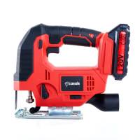 Casals - Sierra de calar inalámbrica modelo CJS2050 con batería de litio extraíble a 20V carga rápida. Aspirador incorporado, iluminación led para Corte oblicuo 45º y  Movimiento pendular 3 niveles. - details 0