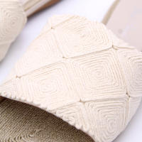 Calzados Soraia Sandalia Mujer Pala Tela Yute Plana Verano Cómoda - details 3