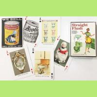 Piatnik Baraja de poker de 55 cartas Toilet WC Baño aseo Vintage Carteles y fotografías Baño Papel higiénico Escobilla Orinal Water Juego mesa Jugar Adultos Colección Coleccionable Poquer - details 2