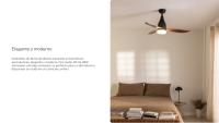 Create Ventilador de Techo  Silencioso Motor DC con Función Reverse y Luz LED Seleccionable - WINDLIGHT HELIX DC - details 2