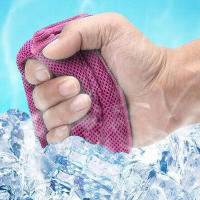 Toalla de microfibras para deporte, toallas refrigerantes para gimnasio y actividades deportivas, textura suave y secado rápido - details 1