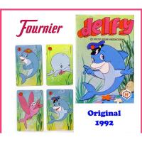 Fournier Baraja infantil de 33 cartas Delfy Original del año 1992 Juega con los personajes de la serie televisiva Instrucciones en español Serie nostalgia Vintage Retro - details 1