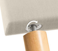 DHOME Cabecero de Lino Natural Liso Cabezal Tapizado Cama Dormitorio Moderno Top Trending (Beige Lino) - details 8