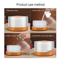 Humidificador Difusor de Aromas 500ml Difusor de Aceite Esencial Ultrasónico 7 Colores LED, Difusor de Aromas Ultrasónico, Apagado Automático y Humidificador para Bebes - details 5