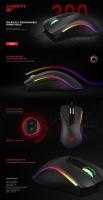 Havit MS300 Ratón Gaming con Luz RGB Programable, 4000 DPI Ajustable, 7 Botones, Sensor A3050, Diseño Ergonómico, Compatible con PC y Consolas - Mejore su Experiencia de Juego - details 0