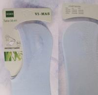 Calcetines pinkies con Silicona - invisible antideslizante - liso para mujer - 12 pares - details 2