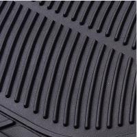 Alfombras de goma para coche Negro, Alfombra Recortable, Juegos Alfombrillas de Goma de 4 piezas para Coche. Universal, resistente al uso y antideslizante. Se puede cortar a medida. 2 Delanteras y 2 traseras. - details 6