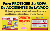 SANDALFON Sandalfon Omino Bianco - Hojas de Protección de Color, Estructura de Nido de Abeja, Atrapan el Gris y los Colores Dispersos en el Lavado, 40 Unidades + 16 de Regalo - details 0