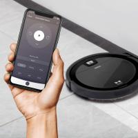 Robot Jocca parar barrer, aspirar, pasar la mopa y fregar con mando y APP para tener el máximo control de sus 4 patrones de limpieza. Cuenta con filtro HEPA y 120 minutos de autonomía. - details 0