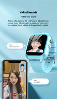 4G Reloj Inteligente Niño Con Pantalla Táctil, Smartwatch Niños, Llamadas, Video Llamadas, seguimiento de la ubicación en tiempo real,  impermeabilidad IP67, Alarma Zonas Seguridad, Cámara, SOS, Linterna, Reloj Teléfono Regalo Para Niños 3-12 Años - details 3